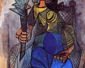 巴勃罗 毕加索 : 拿着朝鲜蓟的女人